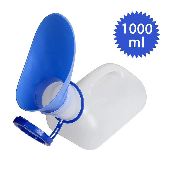 Portable Urinal Bottle Travel Potty Pria Wanita 1L - Y1000