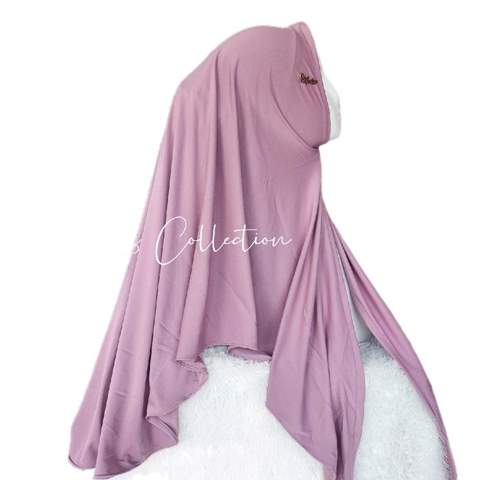 HIJAB SEGITIGA INSTAN JERSEY ZOYA PREMIUM LOGO JILBAB PASTAN ELIZA AULIA ORIGINAL