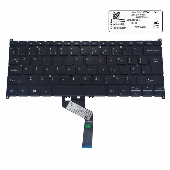 US UK RUS Russian Keyboard for Acer Swift 3 SF314 57 57G SF314-58