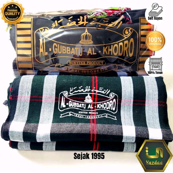 sorban tenun qubbatul khodro' original asli tegal kain rayon premium