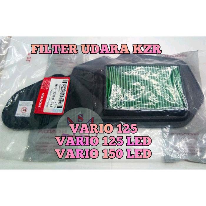 FILTER UDARA KZR ASLI ORIGINAL MOTOR HONDA VARIO 125 TECHNO , VARIO 125 LED , VARIO 150 LED SARINGAN