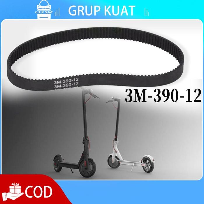 V-Belt E Scooter Elektrik 3m-390-12 Untuk E-Scooter Listrik /Timing Vbelt Karet