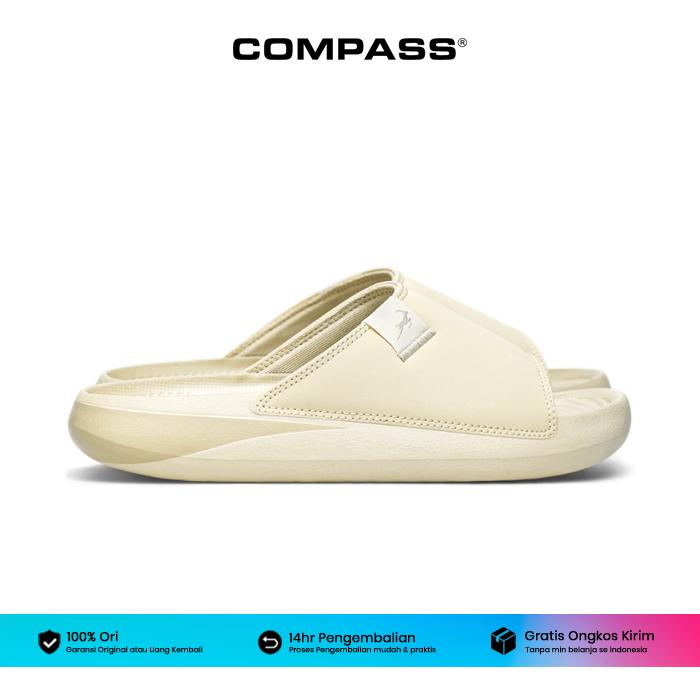 Sepatu Compass Slider Cream
