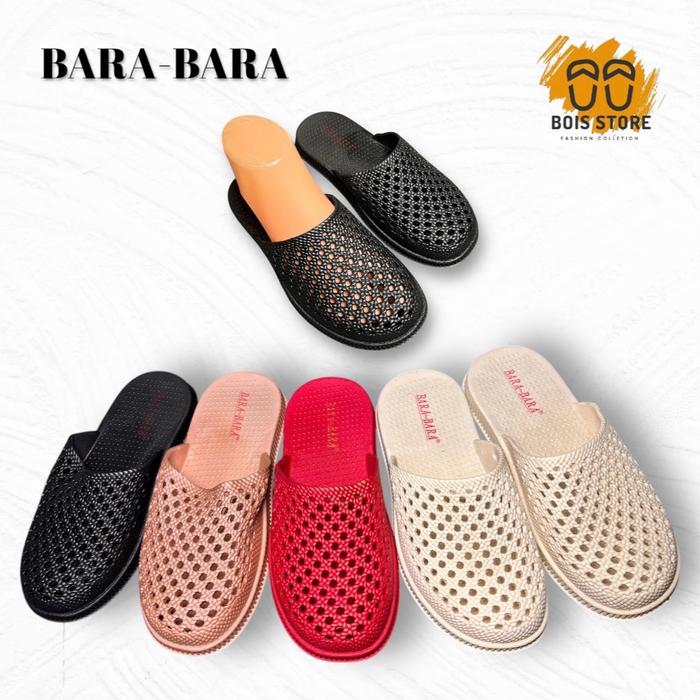 BARA-BARA Sandal Full Karet Wanita Import