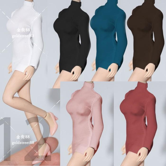 Baju Female Sexy Dress Sweater U/ Tbleague Phicen Jiaodoll 1/12