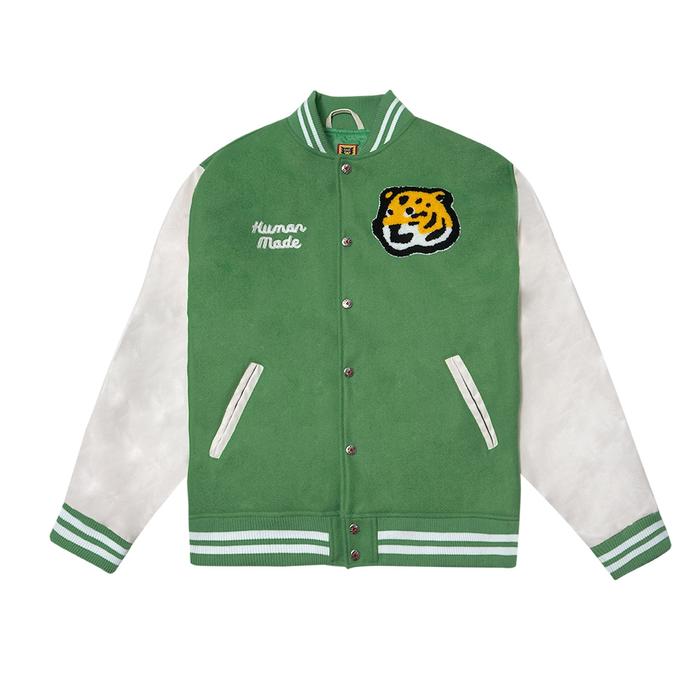 READY HUMAN MADE HOT DOG TIGER VARSITY JACKET S-XXL