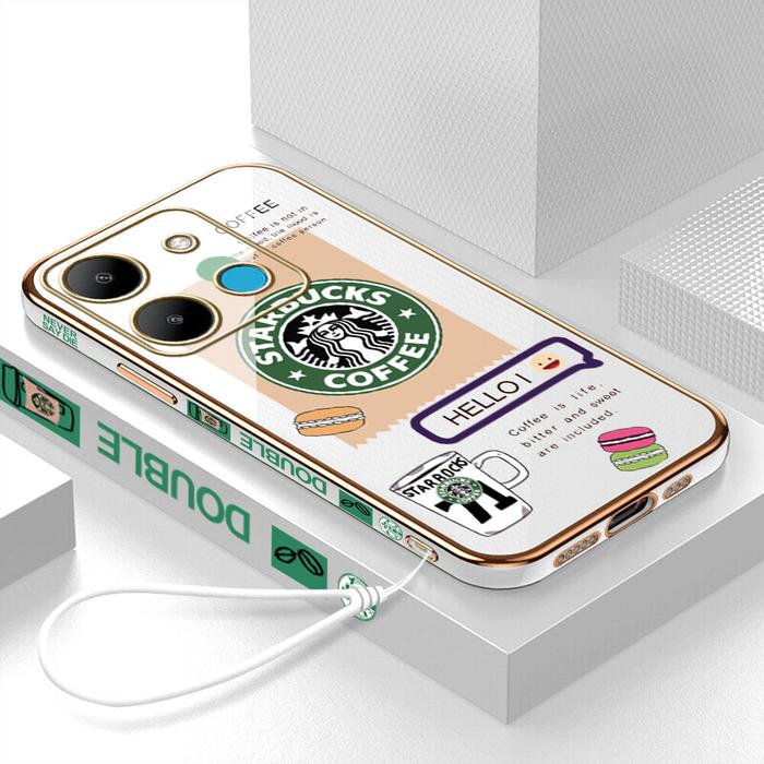 Hontinga Casing Casing untuk Infinix Smart 7 Hot 20 Tecno Spark Go