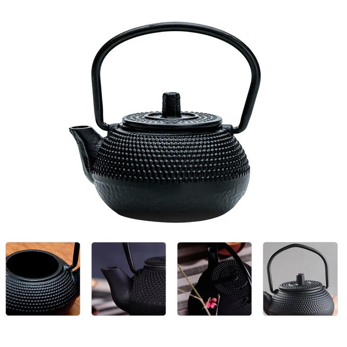 Teapot Tea Kettle Iron Pot Cast Mini Japanese Infuser Water Tetsubin