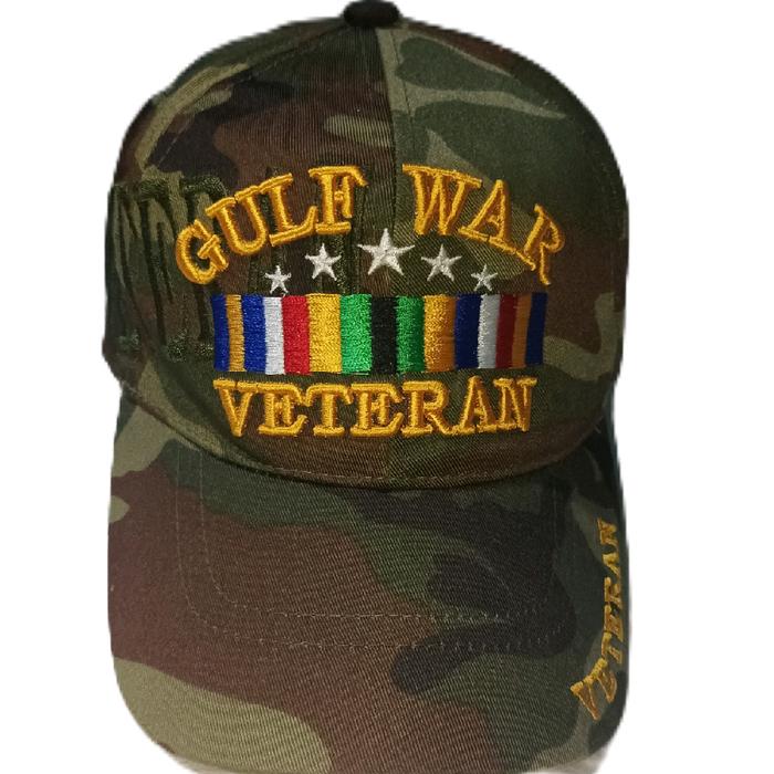 Topi Camouflage US Military Gulf War Veteran Bordir