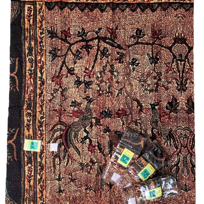 SARUNG MDURA MOTIF LASEM CAP TIGA DAUN SUDAH DI JAHIT