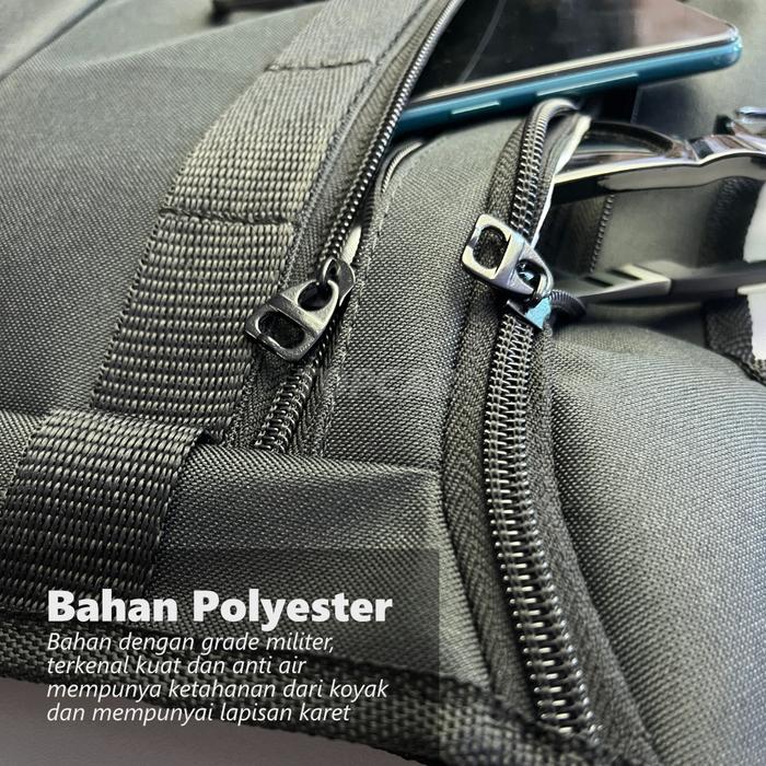 READY STOCK TOPCAR Pelindung Tas Dada Rompi Biker Motor Jaket Touring Gojek Grap