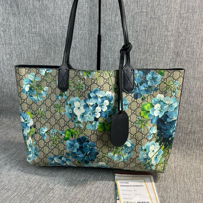 Gucci Blooms Floral Totte Totebag Wanita Cewek
