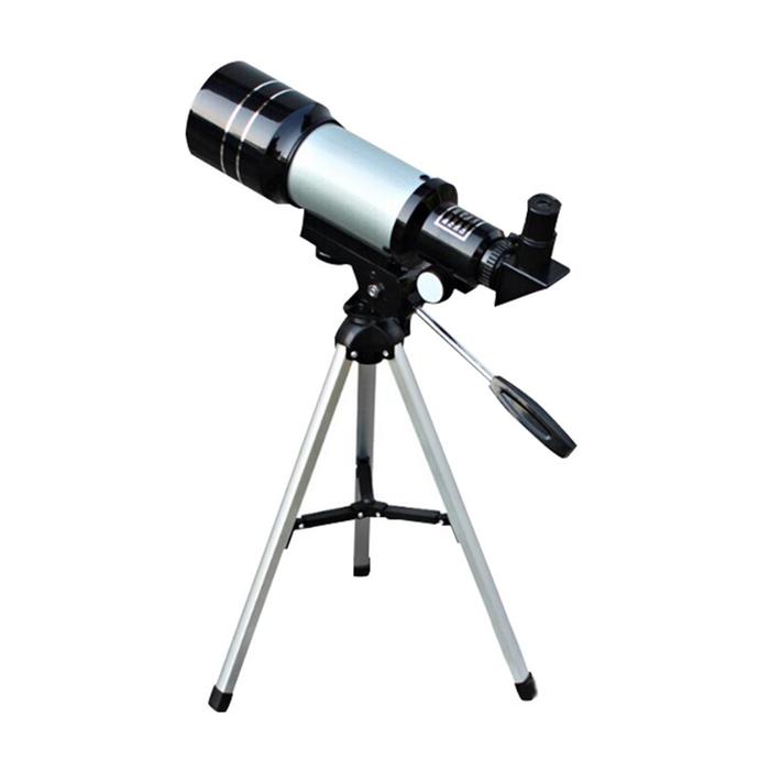 Teleskop Fokus 300Mm Apertur 70Mm untuk Pemula Gagang