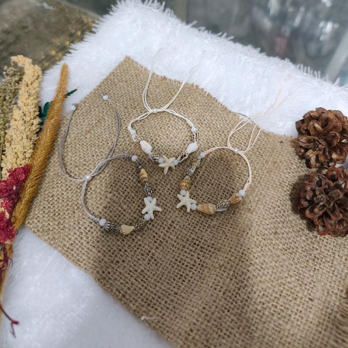 Gelang kerang asli/gelang bintang laut