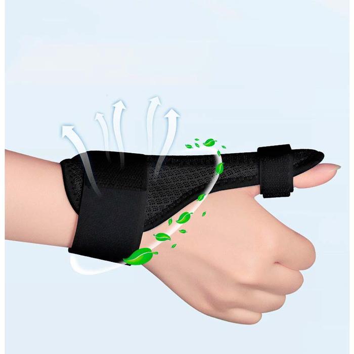 Thumb Splint Wrist Thumb Support Washable Thumb Spica Splint Bernapas Ringan Adjustable Thumb Brace