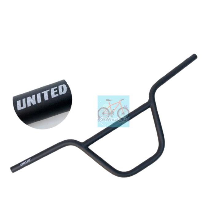 Handlebar / Stang Sepeda BMX 25.4 Merk UNITED Hitam | High Quality