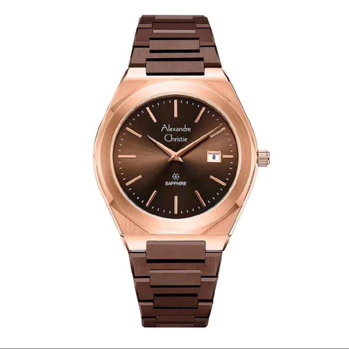 jam tangan pria original ALEXANDRE CHRISTIE AC 8710MD Quartz Stainless steel