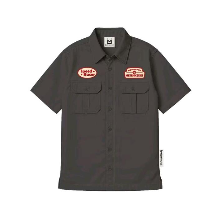 Workshirt Speed Racer Metenkedet Grey