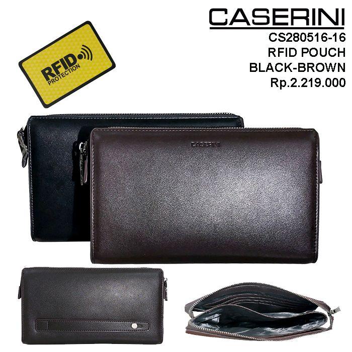 CASERINI RFID Handbag Tas Tangan Pria Bahan Kulit Sapi CS280516-15 Anti Scan