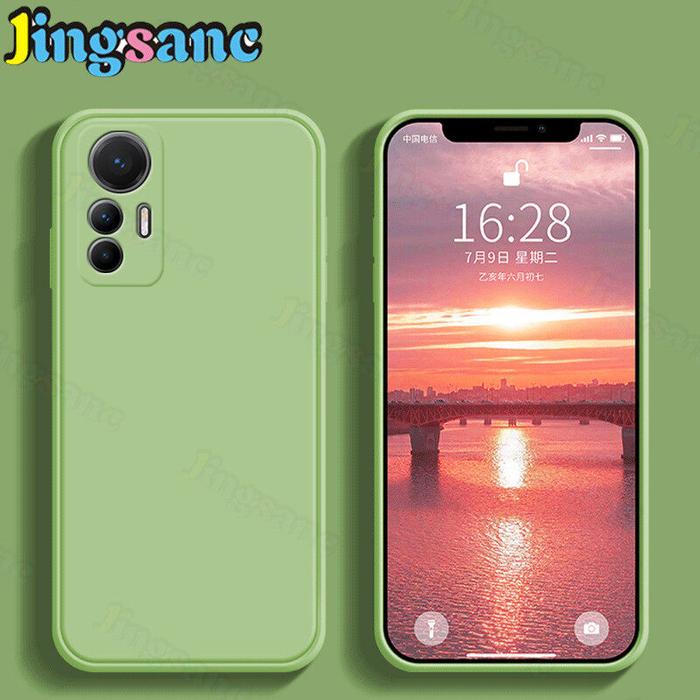 Jingsanc Sarung Ponsel Xiaomi 5G, Pelindung Kamera Belakang Silikon