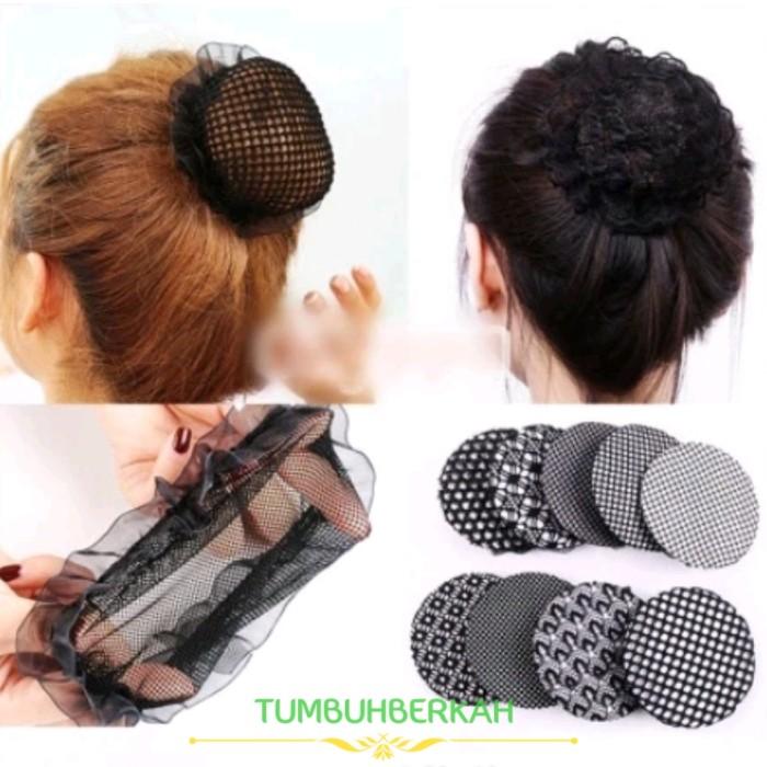 Berkah - Jaring Hairnet Rambut / Harnet Rambut Cepol / Harnet Jaring Terbaru