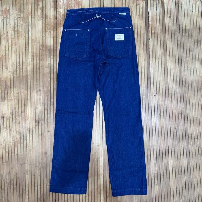 JAPANESE BRAND BIG JOHN WORKERS WORK WEAR FOR STREET BUCKLE HEAD DENIM JEANS SELVEDGE sugarcane deni