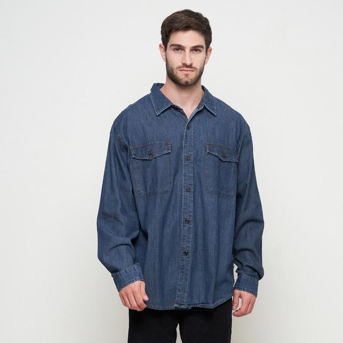 GABRIELLE KEMEJA DENIM PRIA LENGAN PANJANG COMFORT FIT BBAB486C0324