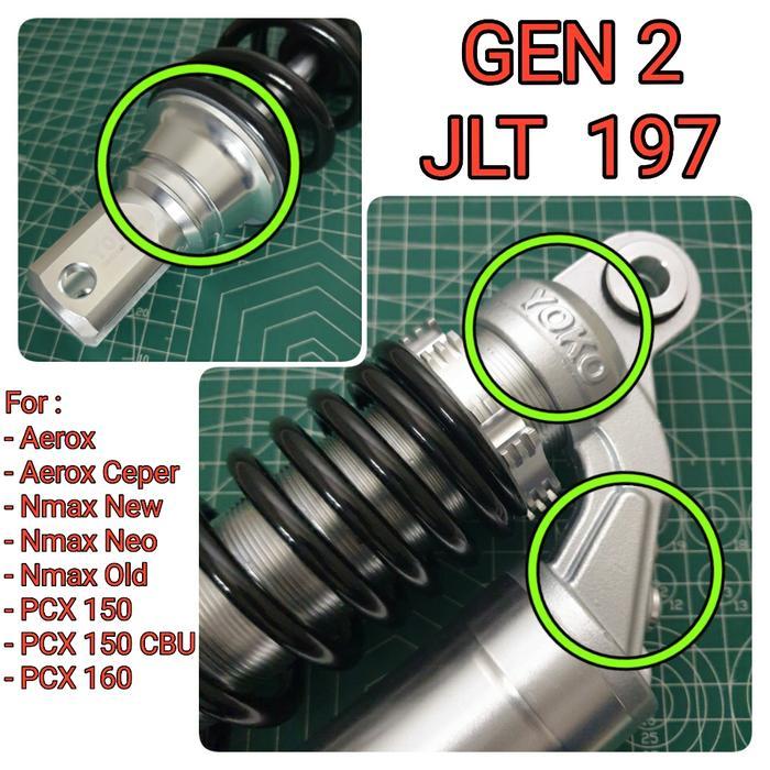 Discount Shockbreaker Jlt197 Gen 2.0 Aerox Nmax Nmax Neo Pcx 150 Pcx 160 Yoko Samurai Shock Belak
