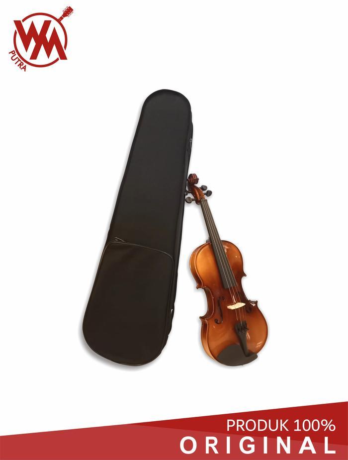MASTERSCHOICE SOLID VIOLIN WITH BOW CASE ROSIN 4/4 MAPLE MV012W-1