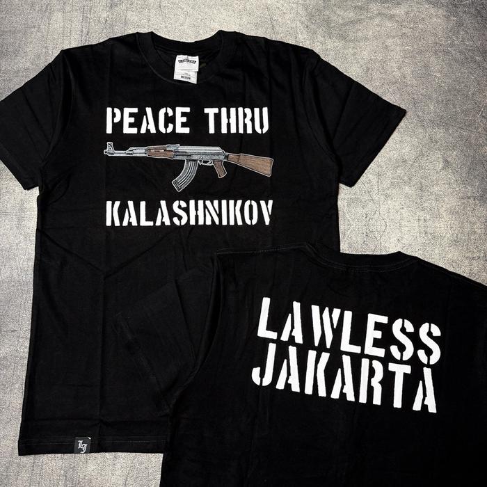 [HOT] Tshirt LAWLESS JAKARTA - KALASHNIKOV Official Merchandise