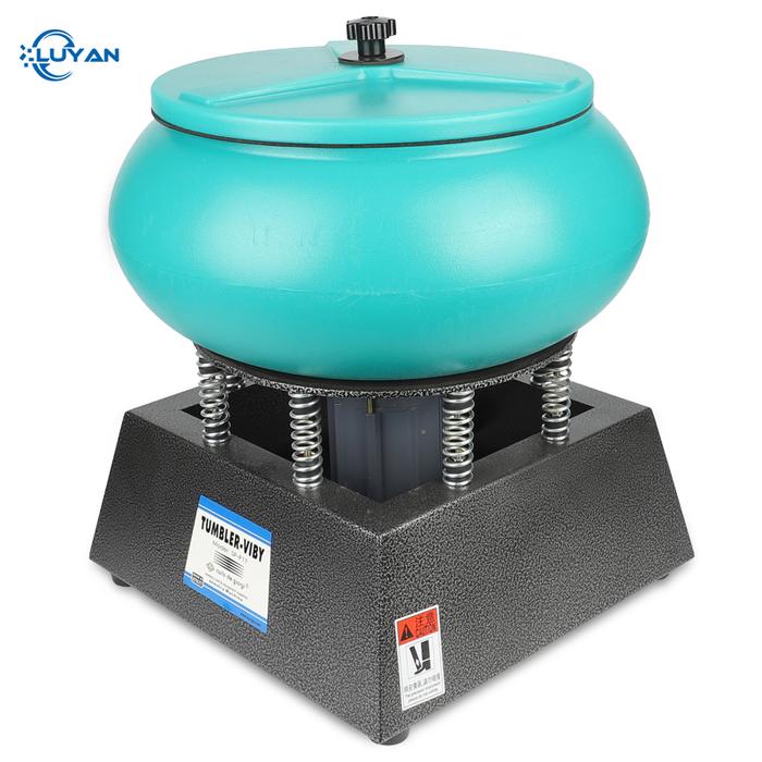 Large 17''Jewelry Vibratory Tumbler Capacity 9KG Polisher Tumbler Super Polishing Machine