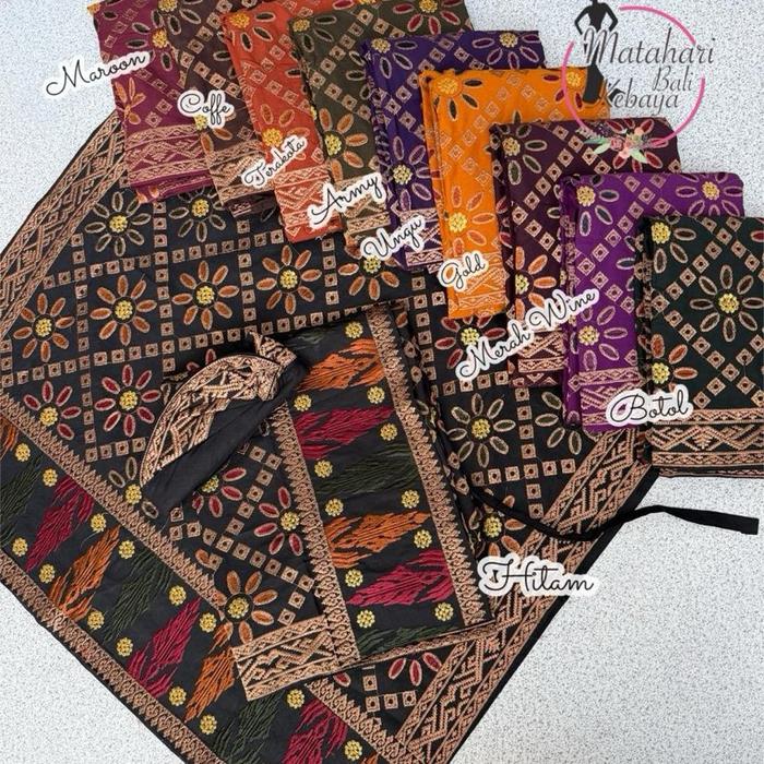 Set Couple Bordir Lasem motif Pecah Kopi