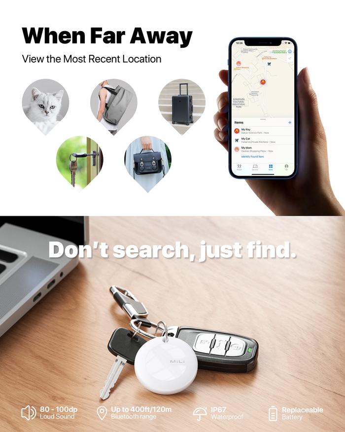 Pelacak Gps Mini untuk anjing kucing, pencari lokasi pintar airtag