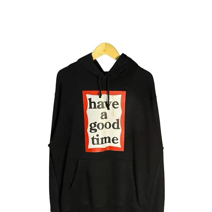 hoodie hagt hitam original Pria