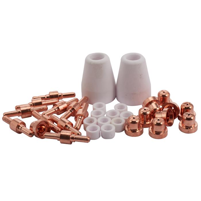 32pcs For PT 31 LG-40 40a Standard Size Plasma Cutting Torch Cutter Consumables Extended Tip Nozzles
