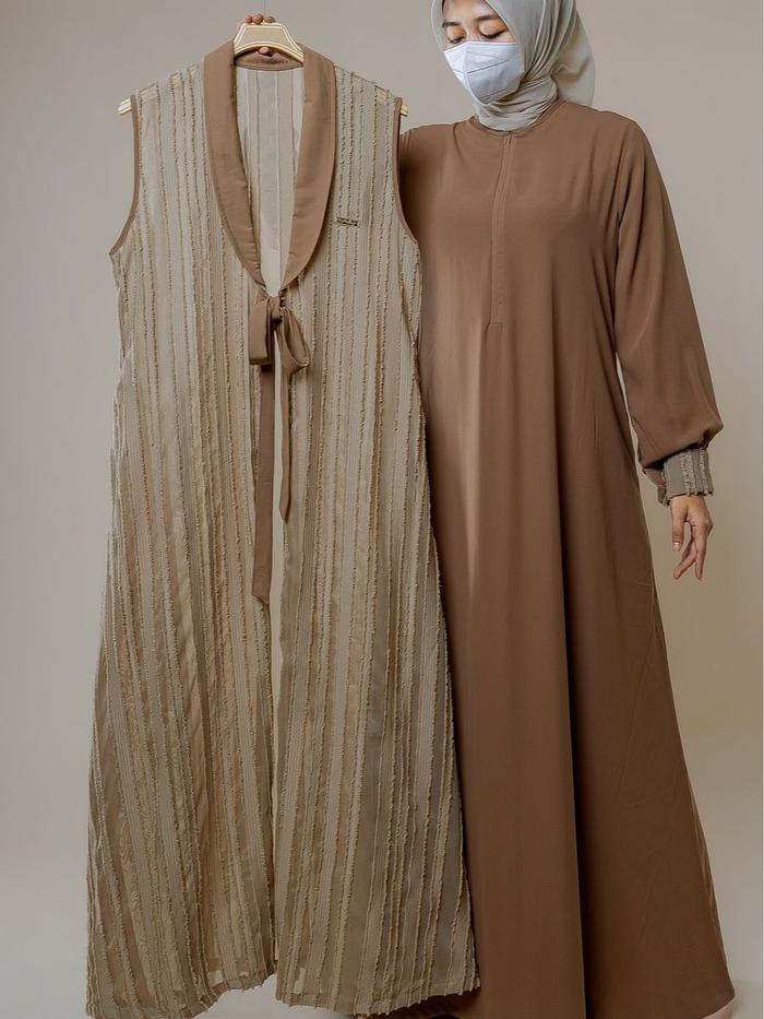 Radhiya dress - Gamis dari radhiya / Gamis Outer / Dress Outer by Radhiya / Radhiya Dress Premium Te