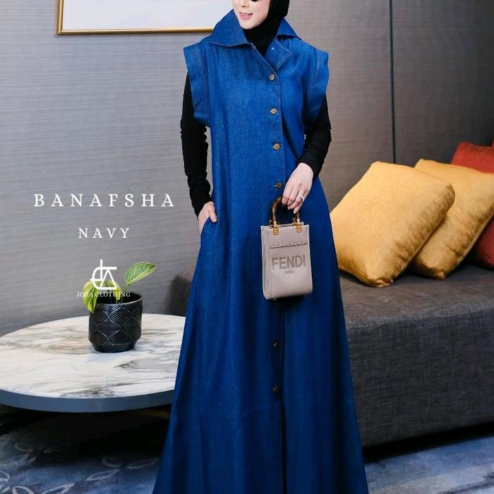 banafsha series by joza clothing, dress denim by joza