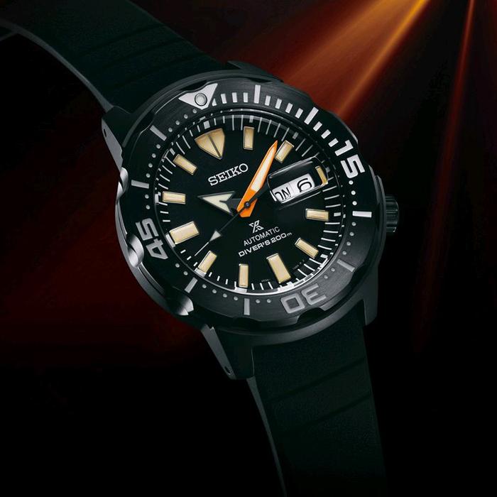 ARLOJI SEIKO PROSPEX MONSTER BLACK DIAL - SRPH13K1 - LIMITED EDITION