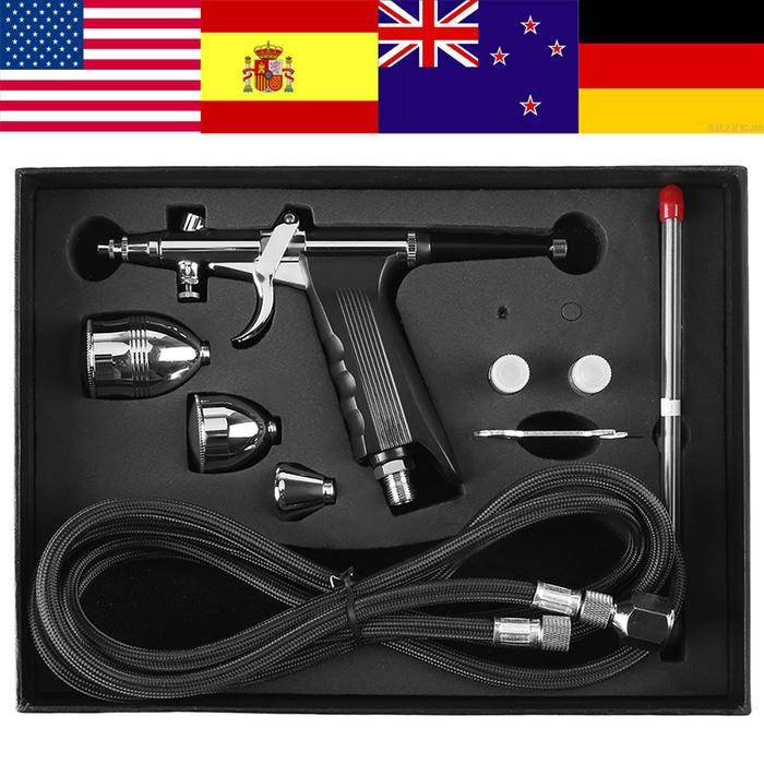 1 Set 0.3mm 0.5mm 0.8mm Nozzle Professional Spray Gun Mini Paint