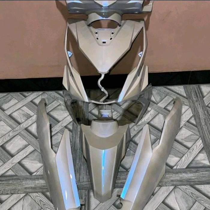 cover full body halus motor honda beat esp eco 2017-2018 warna silver lembayung biru