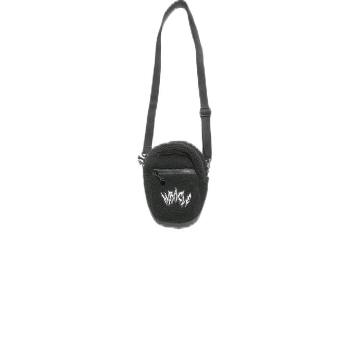 Shoulder bag miracle mates,      Sherpa black sevenn grey size xl