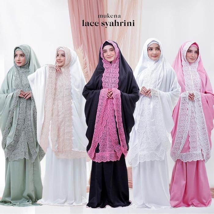 ORIGINAL Belimukena - Mukena Dewasa Lace Syahrini READY STOCK