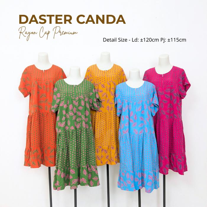 Paket RESELLER -5 PCS- Daster Canda-Busui Friendly Daster Rayon Panjang Motif Bumil Baju Santai Dres