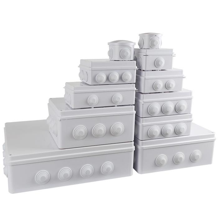 Outdoor waterproof power box ABS plastic IP65 electric control box