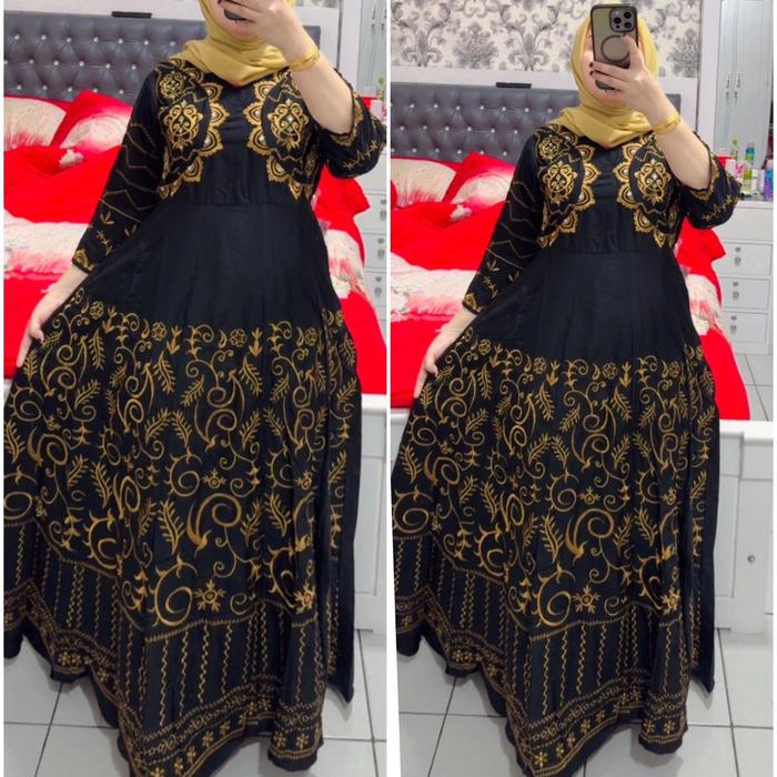Gamis bordir Mahesa terbaru