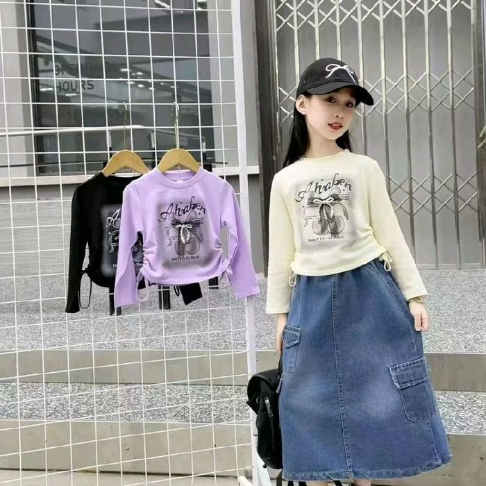 setelan anak perempuan import bj029