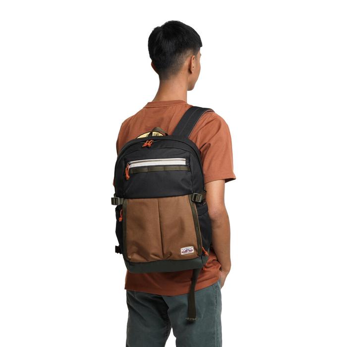 Tas Ransel Pria Eiger Wanderfurther Camera Backpack Black dengan Kompartemen Dua Bagian & Saku Luar 