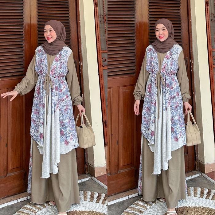 Terlaris Seragaman Motif 72 ( Joley Cloth X Shireen Sungkar ) Alia, Humaira 2In1 Other , Jihan Dress