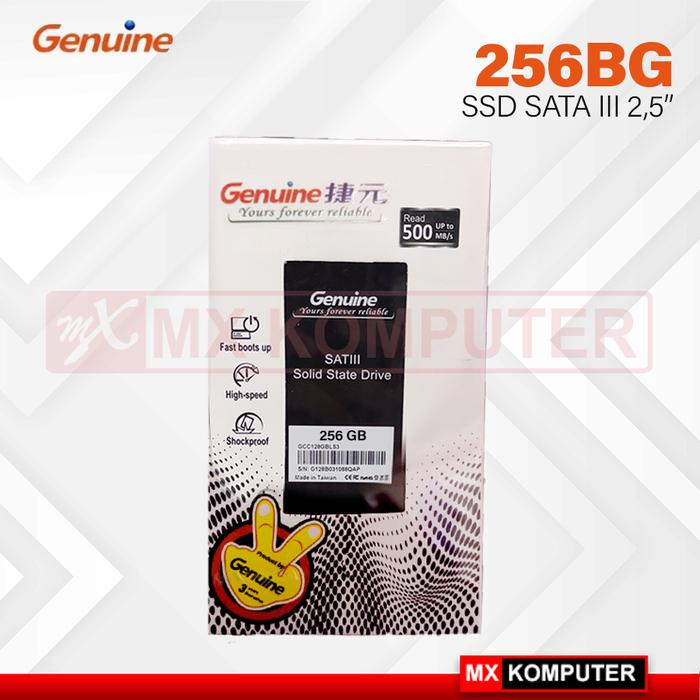SSD Genuine 256GB Sata III 2.5"
