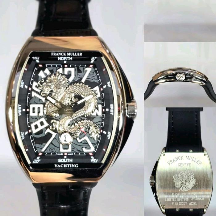 JAM TANG PRIA FRANK MULLER YATCHING DRAGON KING AUTOMATIC ETA